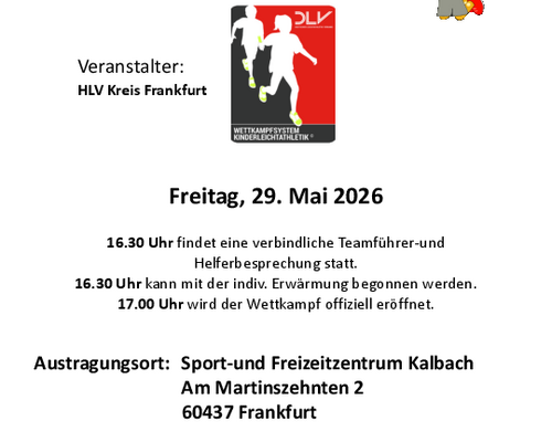 Ausschreibung KiLa Kreisvorentscheid am 29.05.2026 